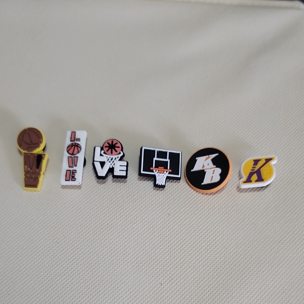 Basketball Themed Shoe Croc Charms